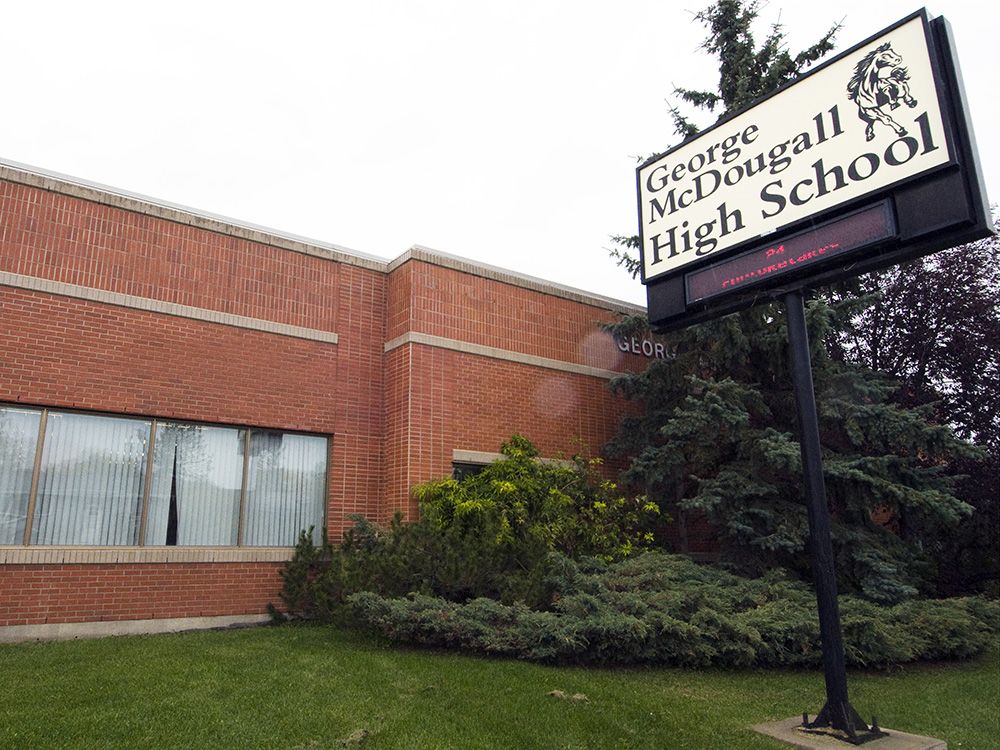 Pressure mounts to rename McDougall High School in Airdrie Calgary Herald