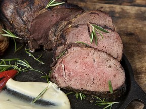 Beef Tenderloin with Blue Cheese Sauce for ATCO Blue Flame Kitchen for June 30, 2021; image supplied by ATCO Blue Flame Kitchen