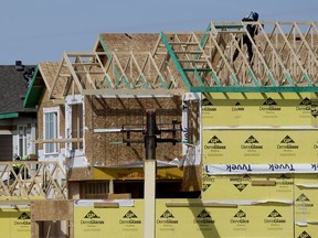 A TD Economics report on housing starts across the country notes that rising lumber and other input costs may moderate activity.