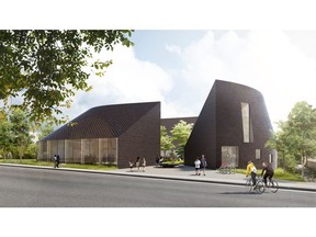 A rendering of the proposed new Canadian Japanese Community Association centre to be built in Killarney.