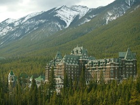 The Fairmont Banff Springs Hotel.