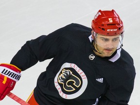 Mark Giordano's 26 points led all Flames defencemen this season.