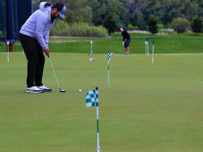 Todd Halpen, director of instruction at Golfuture YYC, was photographed on the facility's new putting green, the largest in Canada on Thursday, June 10, 2021.
Gavin Young/Postmedia