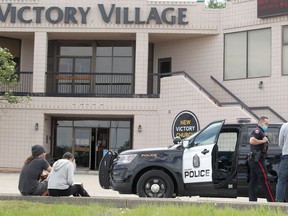 Police and EMS are on the scene of an alleged stabbing at the New Victory Church located in the city's southwest.