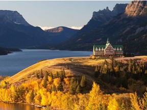 The iconic sight of the Prince of Wales Hotel at Waterton Lakes National Park (Image taken in fall of 2013). Courtesy, Andrew Penner