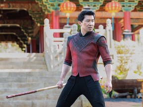 Actor Simu Liu in a scene from the upcoming Marvel Studios film Shang-Chi and the Legend of the Ten Rings. Courtesy, Walt Disney Studios Motion Pictures Canada.