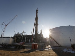 North West Redwater Partnership's Sturgeon Refinery is seen during a tour west of Fort Saskatchewan on Nov. 24, 2016.