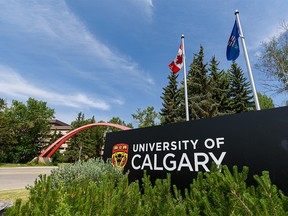 The University of Calgary was photographed on Wednesday, July 7, 2021.