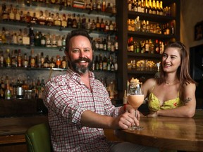 Calgary sommelier Brad Royale and his partner Makina Labrecque invented a cocktail called 16 Hours in Tokyo, after a whirlwind trip around the world.