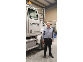Jeff Kendrick, president and CEO of Calgary-based Cematrix, now North America's largest cellular concrete company.