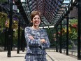 Deborah Yedlin poses near Olympic Plaza Stephen Ave Mall in Calgary on Tuesday, July 6, 2021.