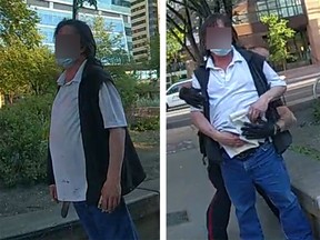 Calgary police have released images of the victim of a June 30 assault in James Short Park that is now being investigated as a homicide in hopes that witnesses might recognize him.