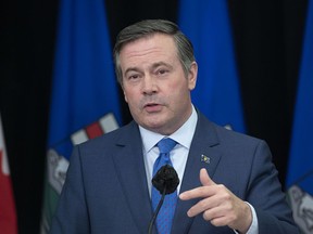 Premier Jason Kenney in Edmonton on Tuesday, June 1, 2021.