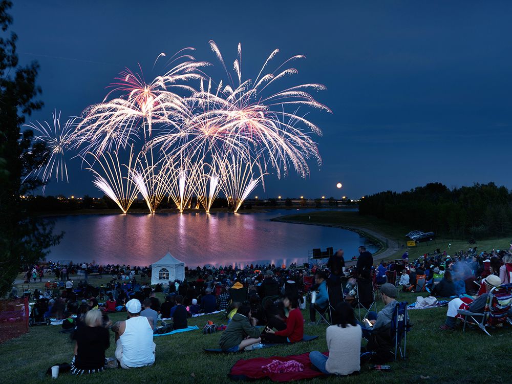 GlobalFest returns to Elliston Park August 18-27, where fireworks teams from Austria, France, Germany, and India will compete. This photo is from the U.S. display in 2019.  