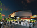 The latest rendering of what Calgary's new arena could look like. 