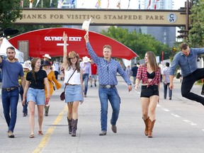 There were a lot of smiling faces during Sneak-a-Peek as the 2021 Calgary Stampede kicked off on Thursday, July 8, 2021.
