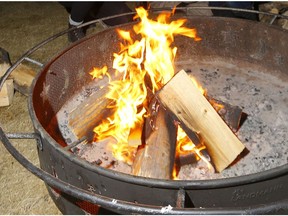 A community fire pit is shown in this 2020 file photo.