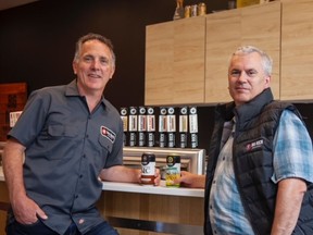 Big Rock CEO Wayne Arsenault, at left, has hired Graham Kendall as the innovative company's new brewmaster.