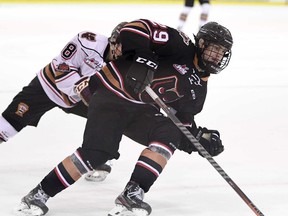 Calgary Hitmen rookie Sean Tschigerl for upcoming feature. Photo - Candice Ward/Calgary Hitmen