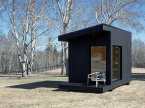 Pre-form constructs self-contained home offices that will fit in a backyard.
