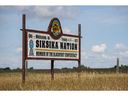 Siksika Nation's welcome sign was photographed on Saturday, August 21, 2021. Azin Ghaffari/Postmedia