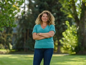 Medeana Moussa, executive director of Support our Students Alberta, poses for a photo on Tuesday, August 31, 2021.