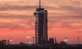 (FILES) This file handout image courtesy of NASA shows a SpaceX Falcon 9 rocket with the company's Crew Dragon spacecraft onboard at sunset on the launch pad at Launch Complex 39A as preparations continue for the Crew-2 mission, April 21, 2021, at NASA's Kennedy Space Center in Florida. - A crewed SpaceX mission to the International Space Station has been postponed by a day due to weather concerns downrange of the launch site, NASA said on August 3, 2021. Liftoff had been scheduled for August 5,2021 but because of unfavorable conditions along the Atlantic coast, it will now be set for 5:49 am (0949 GMT) on August 6, 2021.