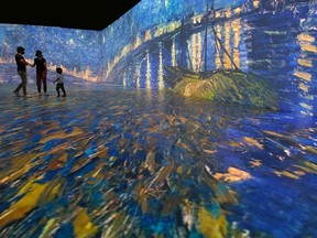 Beyond Van Gogh is an immersive experience of the artist's most famous works. Courtesy Beyond Exhibitions