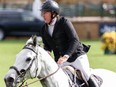 Ireland's Jordan Coyle rides Ariso at the jump-off round of the TC Energy Cup in the International Ring at Spruce Meadows on Wednesday, September 15, 2021. Azin Ghaffari/Postmedia