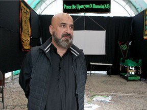 Royal Khawaja of the Hussaini Association of Calgary, poses for a photo in the cities mosque that was the scene of a theft.  Sunday, September 12, 2021. Brendan Miller/Postmedia