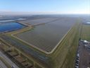 An artist rendering of the ATCO Group's Deerfoot solar project to be built at the corner of 114 Avenue and 52 Street SE in Calgary.