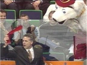 Calgary Flames Mascot Was Voted Worst In The NHL & Fans Don't Like Harvey -  Narcity