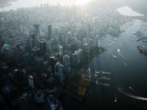Commercial and residential buildings in Vancouver. Retail and office buildings saw renewed interest in the second quarter, but still lagged other corners of the market.