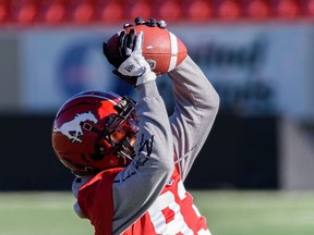 Calgary Stampeders receiver Josh Huff is about ready to return after having fought off a stomach bug.
