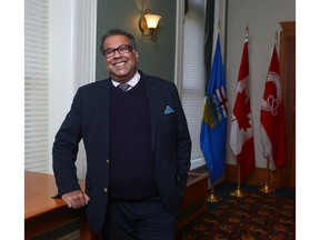 Calgary Mayor Naheed Nenshi poses in Calgary on Thursday, October 7, 2021 following an interview with Postmedia Calgary. The city of Calgary will elect a new mayor on Oct 18/ 21. Jim Wells/Postmedia