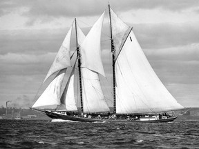 The Canadian schooner Bluenose was victorious 100 days ago today (Oct. 22), as it beat its American rival in the prestigious International Fishermen's Cup.