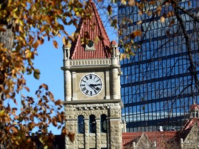 A view of old City Hall in downtown Calgary.