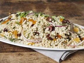 Mediterranean Pearl Couscous Salad for ATCO Blue Flame Kitchen for Nov. 3, 2021; image supplied by ATCO Blue Flame Kitchen
