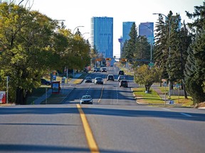 Centre Street in Calgary's Ward 4 was photographed on Monday, October 11, 2021. Community leaders in the ward say they're looking for infrastructure upgrades in the mature communities.