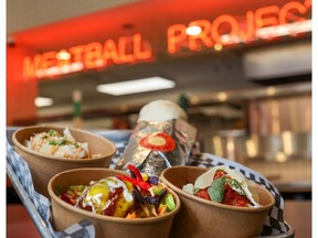 The Southern Gold and Italian meatballs and hash browns were photographed with a meatball wrap at the Meatball Project restaurant in Kensington was photographed on Thursday, October 28, 2021.

Gavin Young/Postmedia