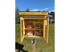 Legacy has added in two more offerings for the community's little free libraries: a games library and a multi-cultural library. Courtesy, WestCreek Developments