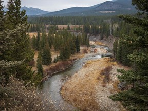 The Livingstone River valley north of Coleman, Ab., on Tuesday, October 19, 2021.