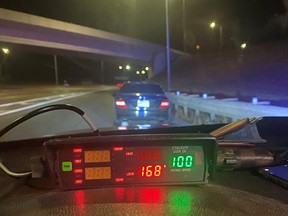 Calgary police found $5,000 worth of drugs after pulling over a speeding driver on the evening of Oct. 20, 2021. Calgary Police Service