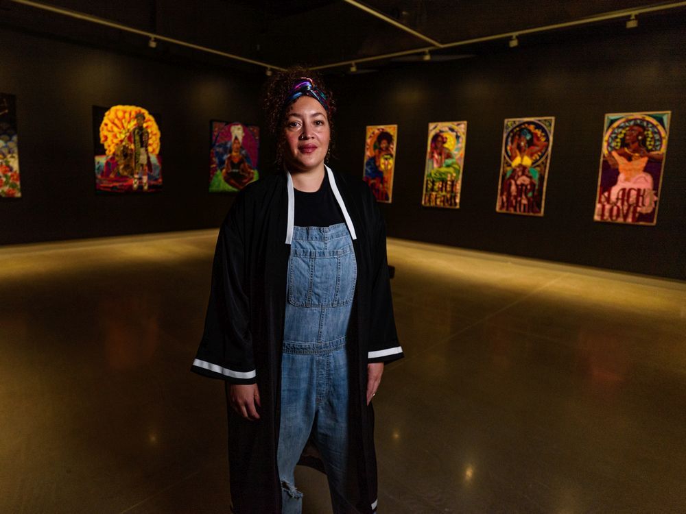 Every fibre of being: Artist uses unique weaving technique to
represent strength, resilience of Black women