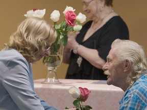 From the film, Love: The Last Chapter. The documentary by Calgary filmmaker Dominique Keller tracks the love life of three seniors.