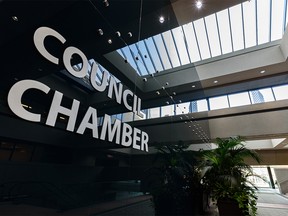 Calgary Council Chamber was photographed on Monday, November 22, 2021.