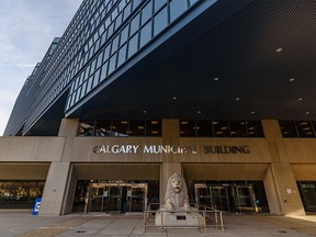Calgary City Hall was photographed on Monday, November 22, 2021.