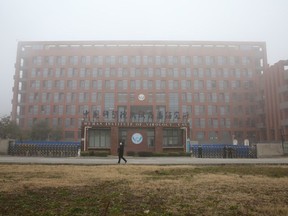 The Wuhan Institute of Virology pictured in February.