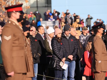 Over 1000 Calgarians attended Remembrance Day ceremonies at the Military Museums in Calgary on Thursday, November 11, 2021. 

Gavin Young/Postmedia