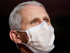 FILE PHOTO: White House Chief Medical Adviser Anthony Fauci in Washington, U.S., November 4, 2021.